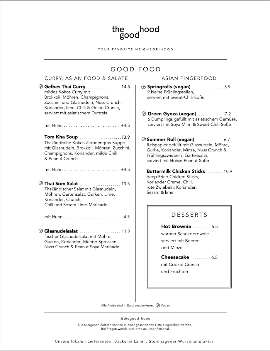Menu The Good Hood - Bielefeld-5