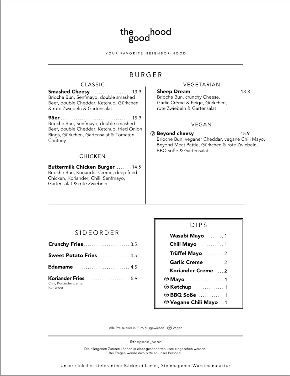 Menu The Good Hood - Bielefeld-6