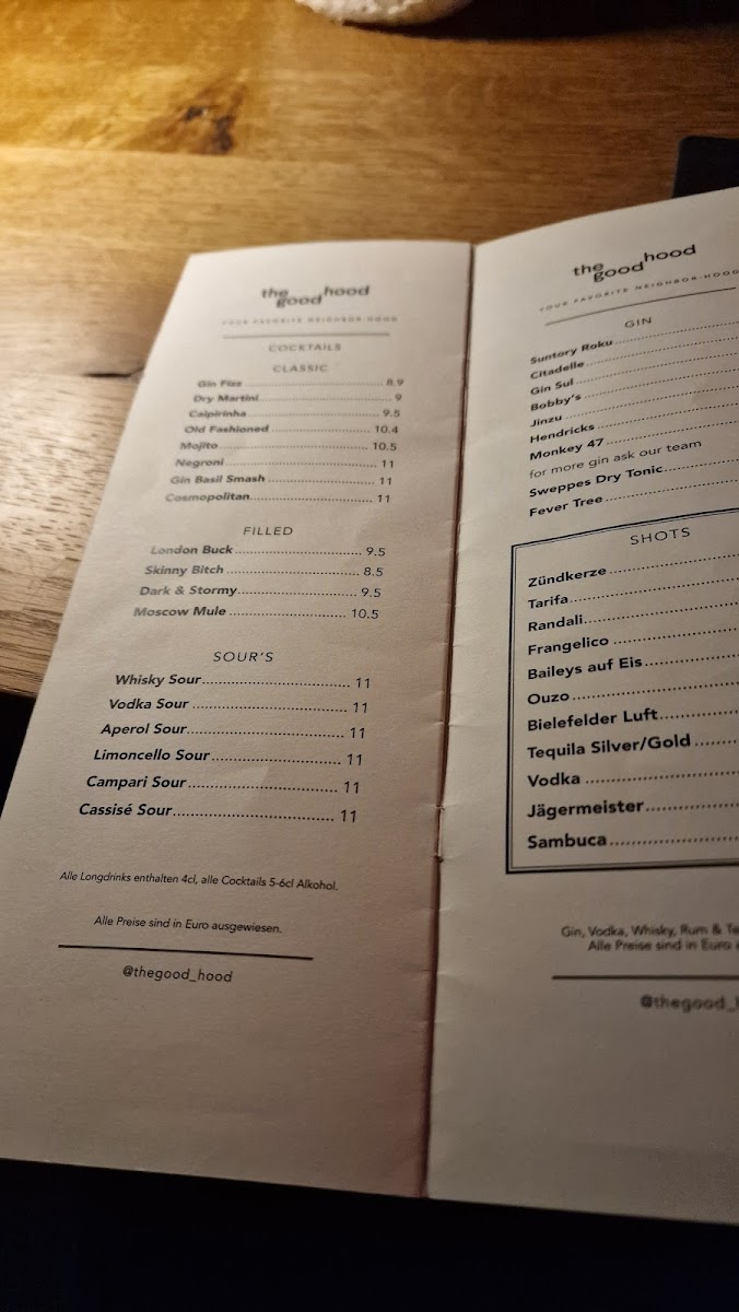 Menu The Good Hood - Bielefeld-7